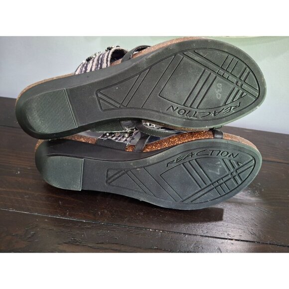 NWOB Reaction Kenneth Cole Great Time Rhinestone & Jewels Thong Sandals/Sz. 9M - Picture 7 of 9